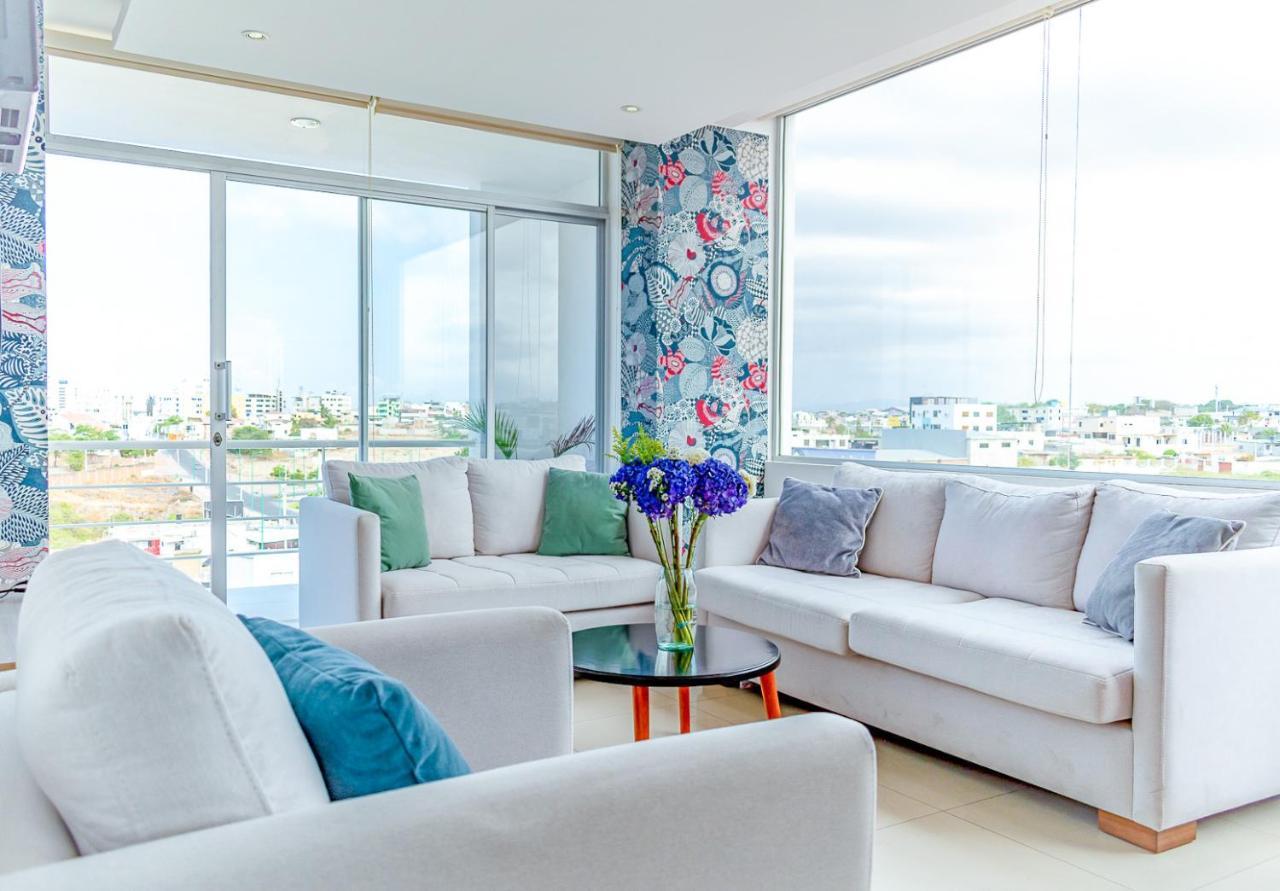 A7 Acqualina Ocean View&Pool 2 Dormitorios 1 Bano Capacidad 7 Personas Barrio Umina Manta Dış mekan fotoğraf